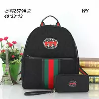 double g gucci backpack cloth black w40h33d13